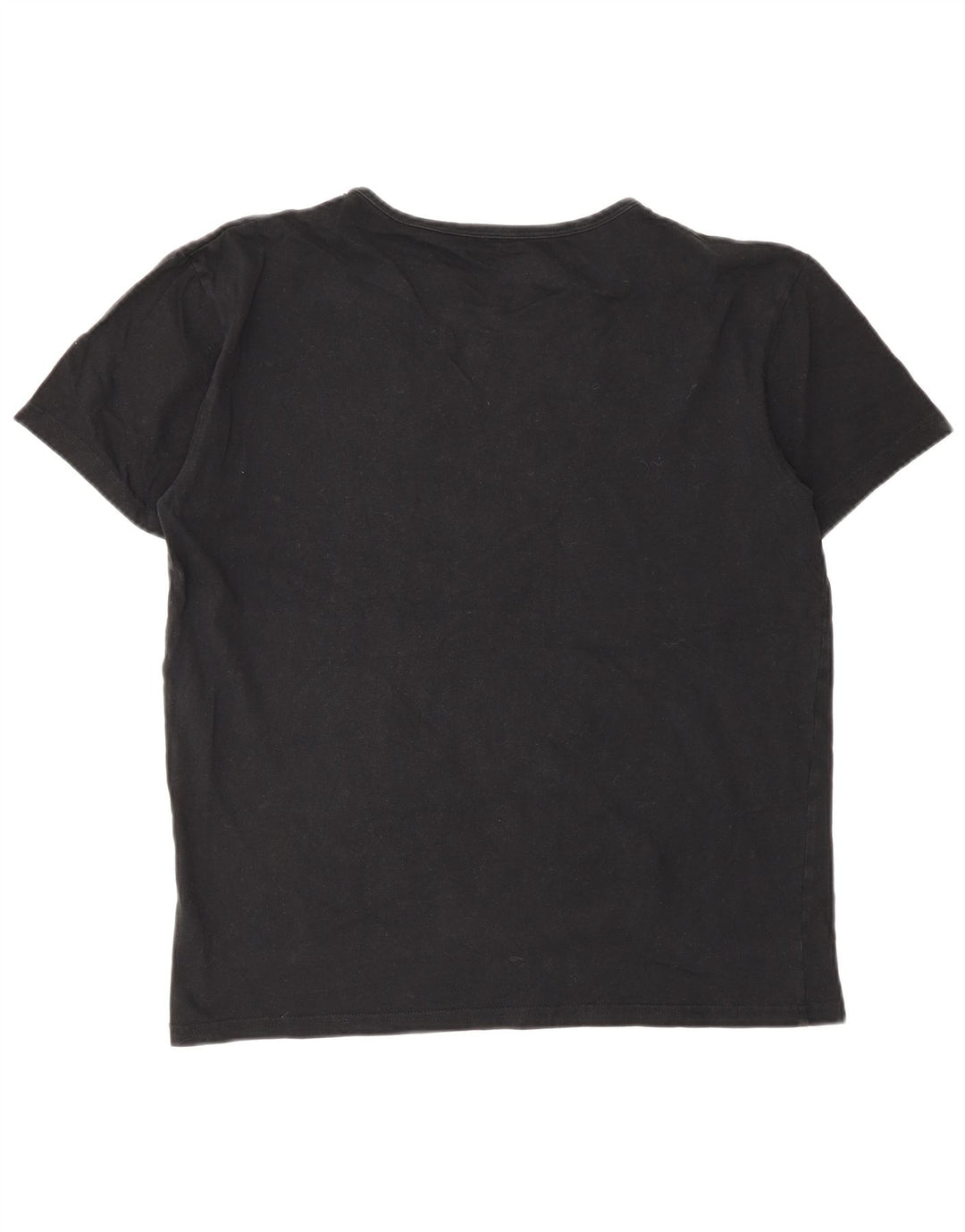 Paul Smith Damen T-Shirt Top UK 14 Medium Schwarz Baumwolle