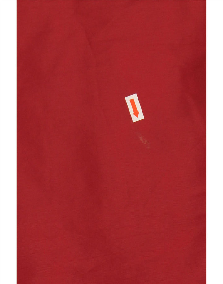 JACK & JONES Herren-Windjacke mit Kapuze, UK 38, Mittelrot, Farbblock