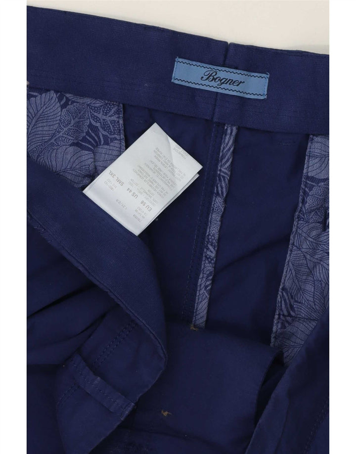 Bogner Herren Modern Fit Cargo Shorts 3XL W44 Blau Baumwolle