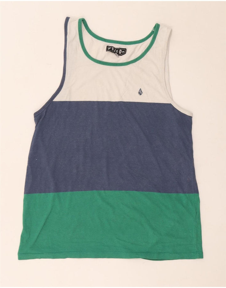 Volcom Herren-Weste-Top, mittelgroß, mehrfarbig, Farbblock