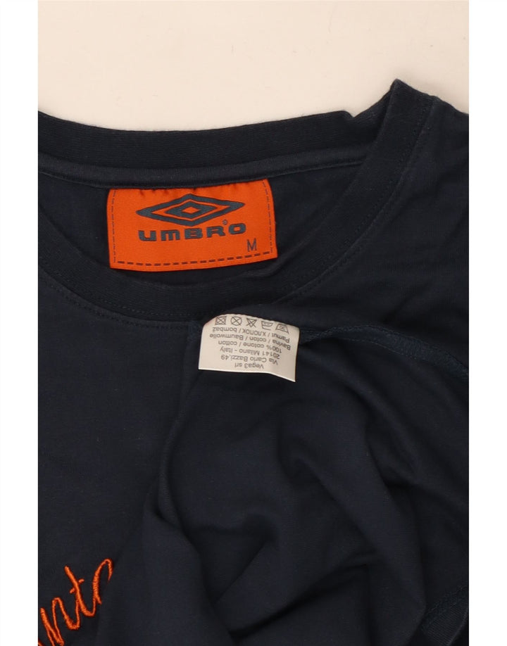 Umbro Herren-T-Shirt mit Grafik, mittlere marineblaue Baumwolle