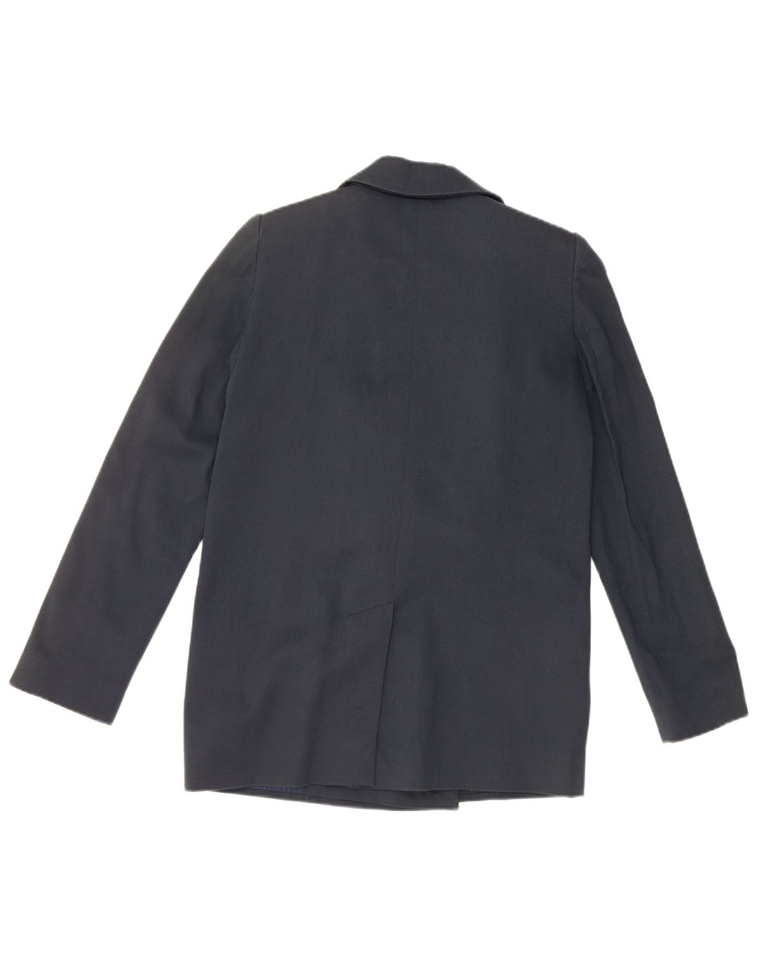 Red Valentino Damen-Blazer mit 1 Knopf, UK 12, mittelmarineblaue Baumwolle