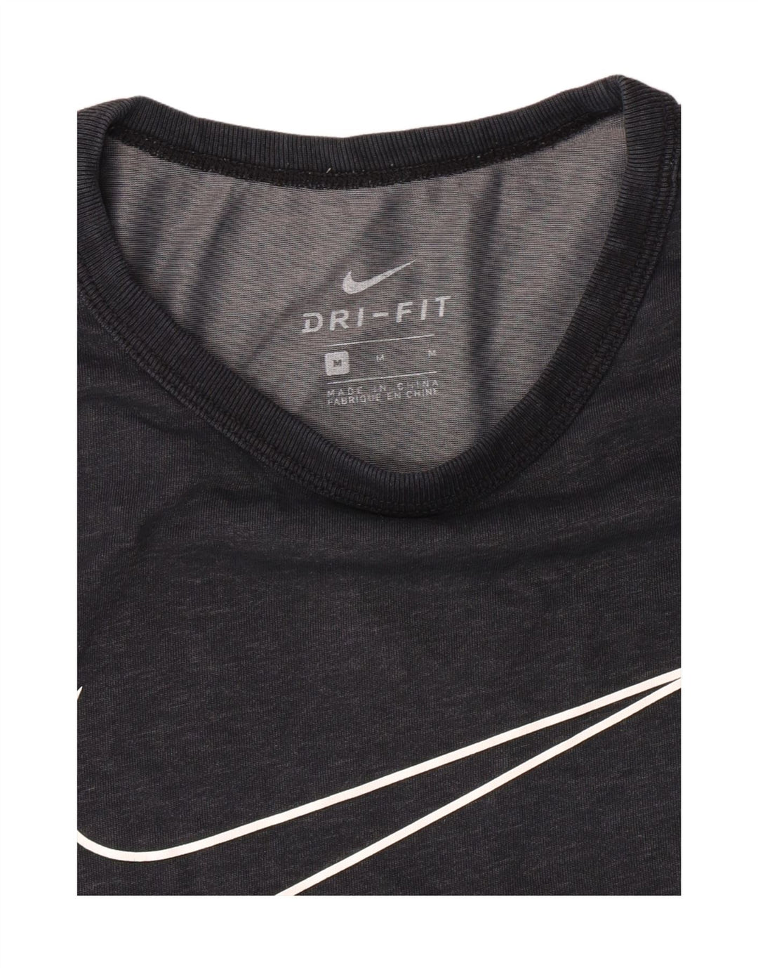NIKE Mens Dri Fit Graphic T-Shirt Top Medium Grey