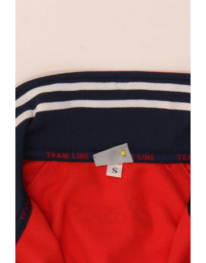 Asics Damen-Trainingsanzug-Top-Jacke, UK-Größe 8, klein, rot, Farbblock