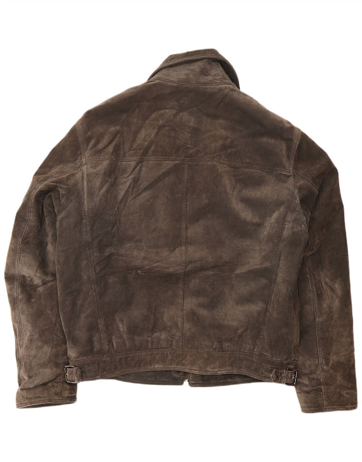 Bata and More Herren Wildlederjacke IT 54 2XL Braunes Leder