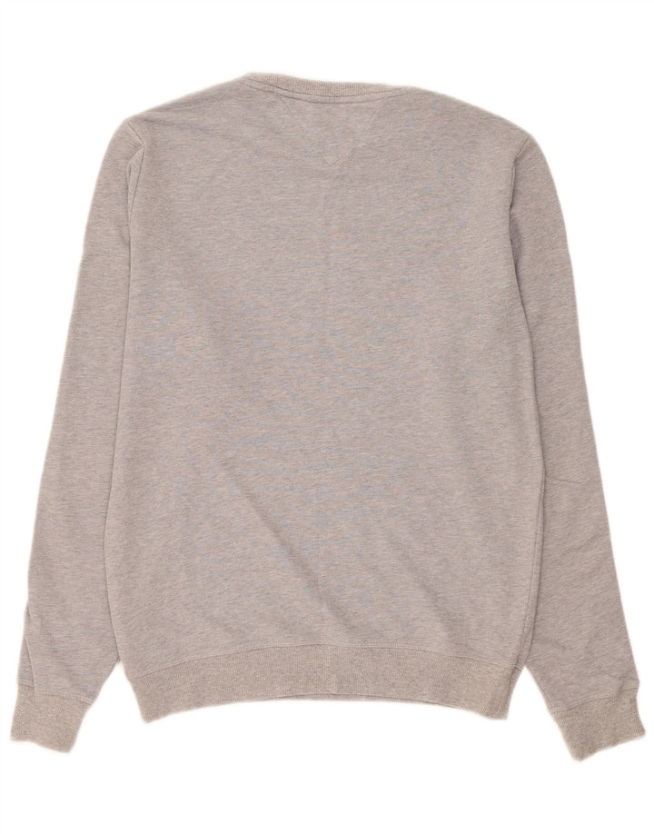 Tommy Hilfiger Herren-Sweatshirt mit Grafik, Mittelgrau, Farbblock