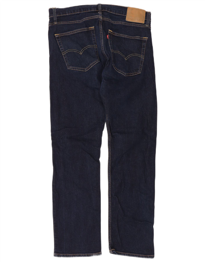 Levi's Herren 551 Straight Jeans W36 L32 Marineblaue Baumwolle