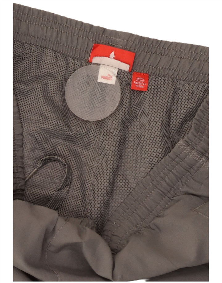PUMA Herren Grafik-Trainingshose, Jogginghose, Größe S, Grau