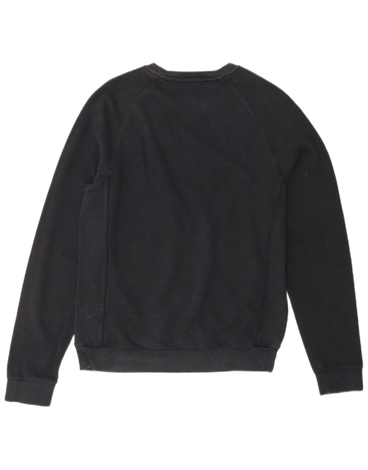 REISS Damen-Sweatshirt-Pullover, UK 14, mittelmarineblaue Baumwolle
