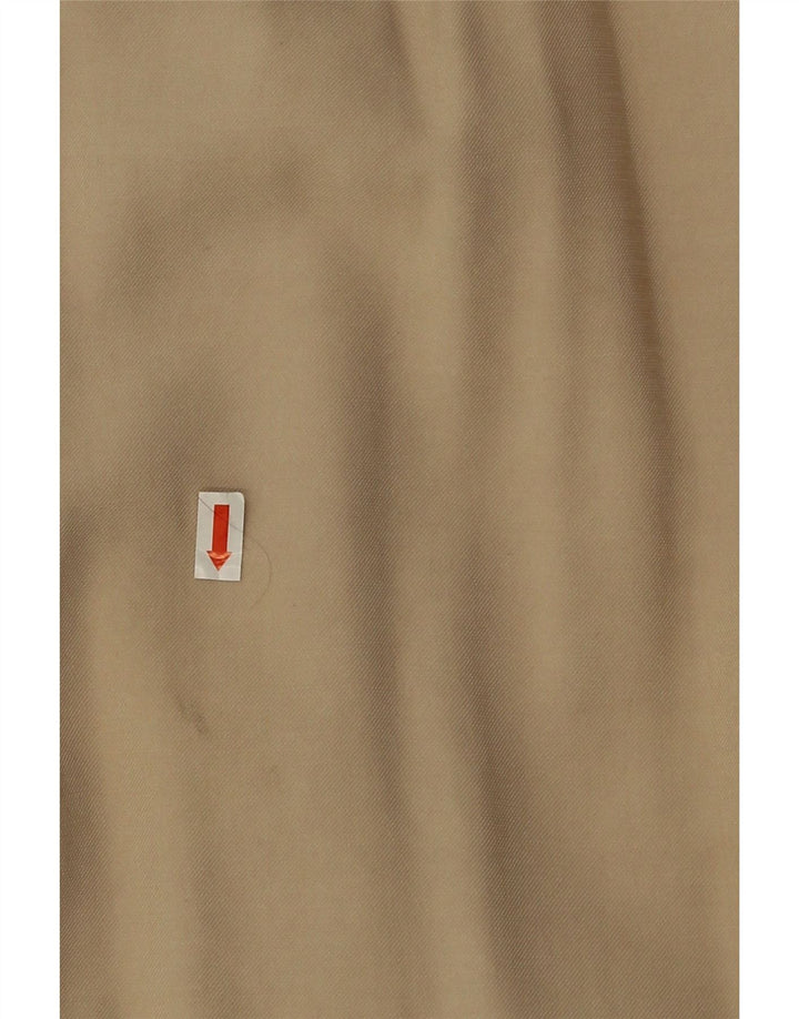 Zara Damen-PEGged-Cropped-Hose, Größe S, W26, L25, Beige Viskose