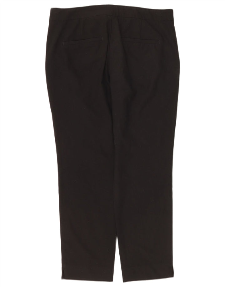 Zara Slim Chino-Hose für Damen, EU 38, Größe S, W28, L26, Schwarz, Polyester