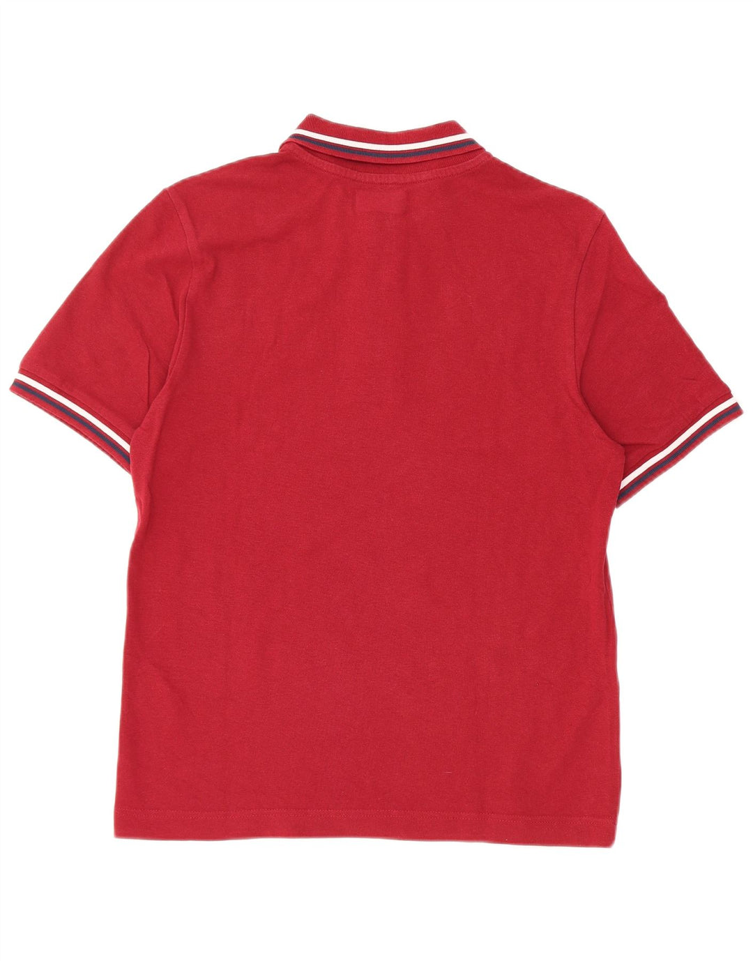Kappa Herren-Poloshirt, klein, Burgunderrot, Baumwolle