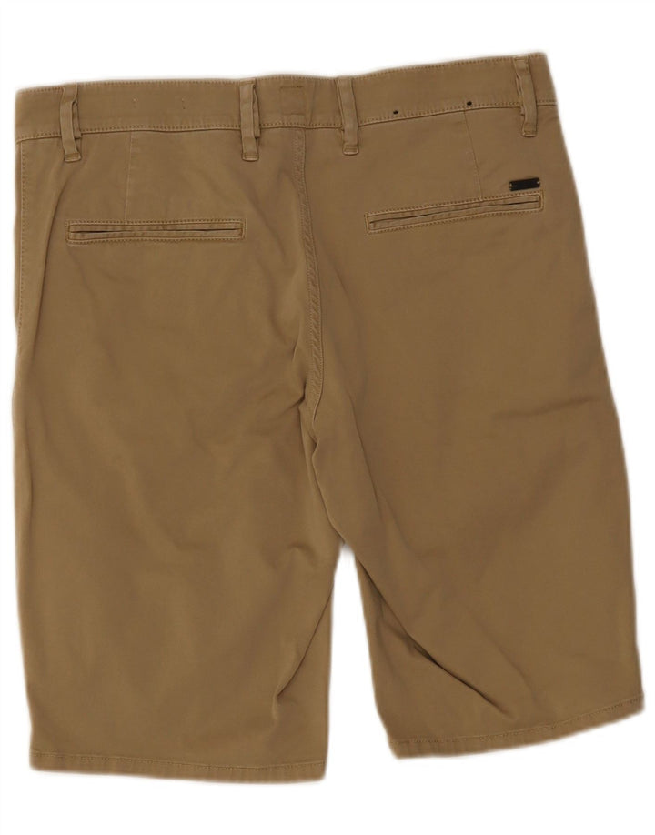Hugo Boss Herren Chinoshorts W32 mittelbraune Baumwolle