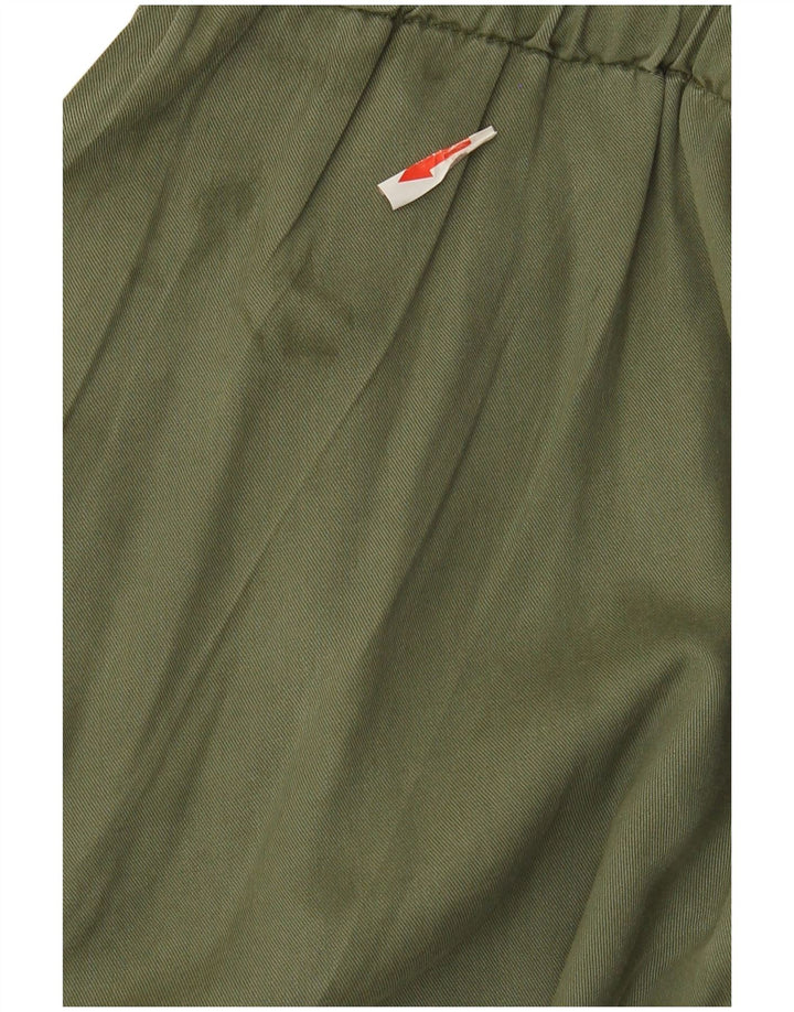 Zara Damen A-Linien-Kleid UK 12 Medium Khaki