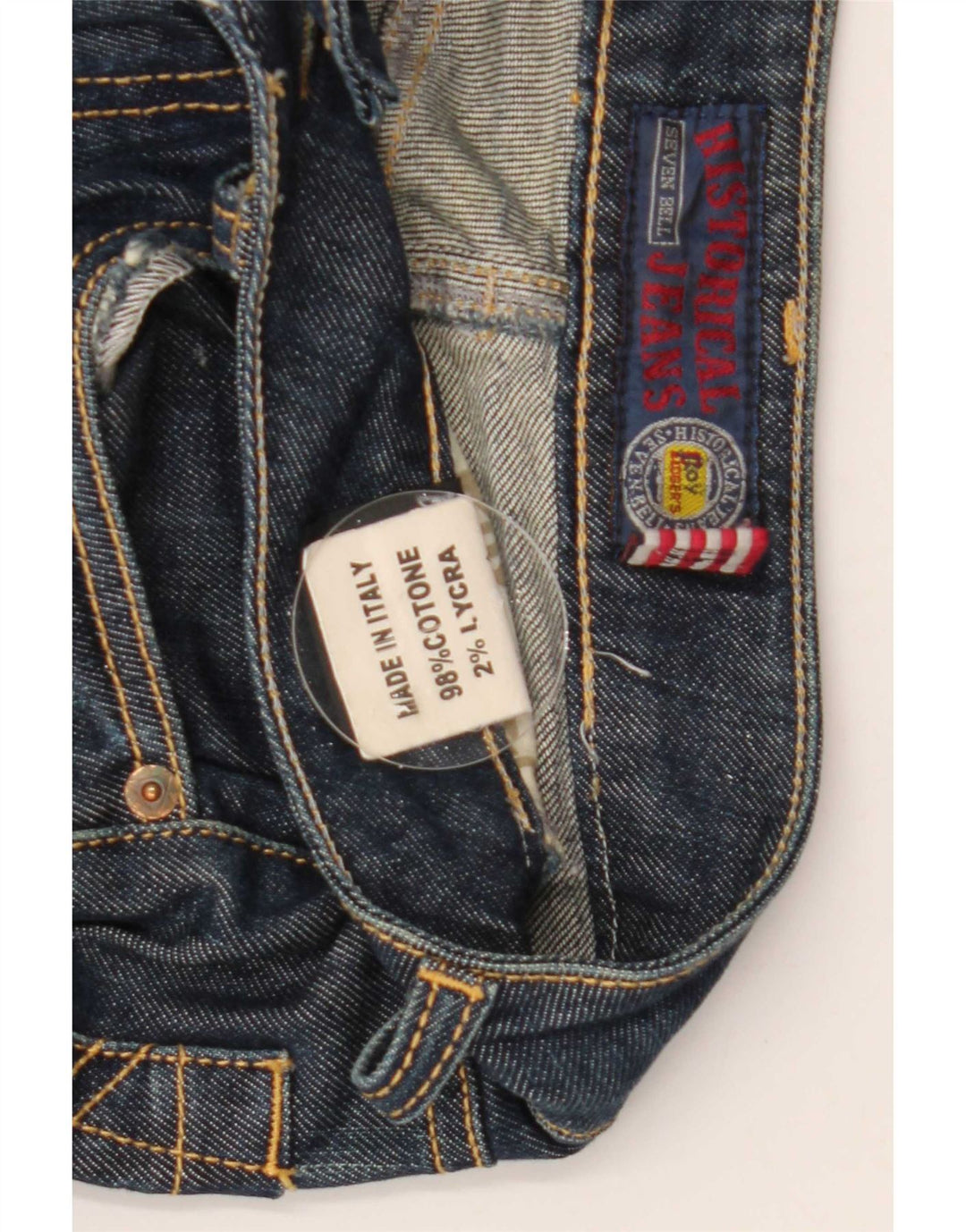 Roy Rogers Damen Slim Jeans W24 L28 Marineblau Baumwolle