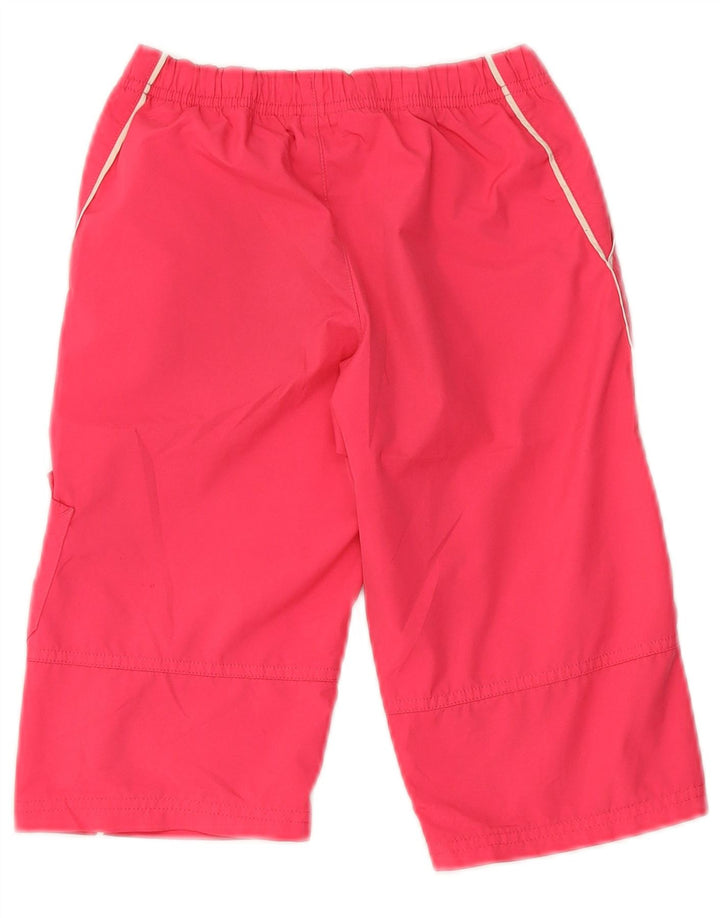 Nike Mädchen-Bermuda-Sportshorts, 7–8 Jahre, groß, rosa, Polyester