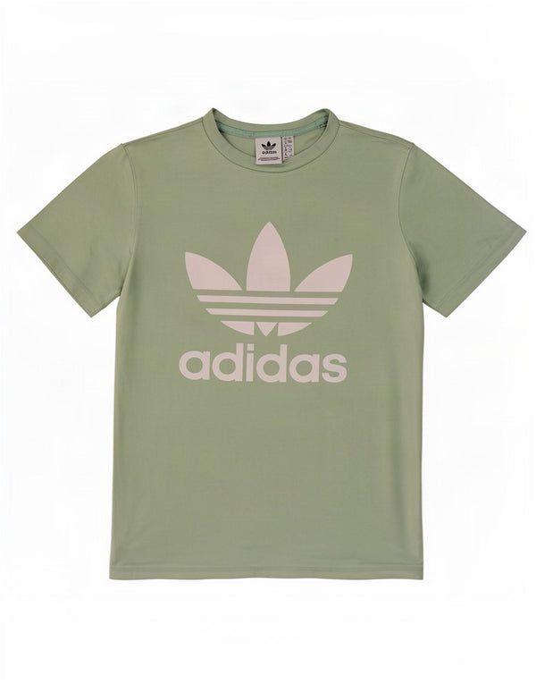 Adidas Damen Graphic T-Shirt Top UK 12 Mittelgrün