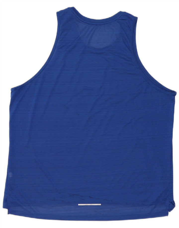 Nike Herren Dri Fit T-Shirt Top 2XL Blau