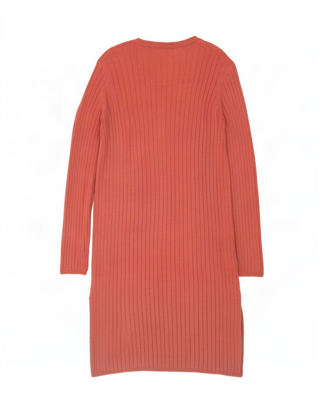 Marks & Spencer Damen Longline Open Cardigan Pullover UK 10 Small Pink