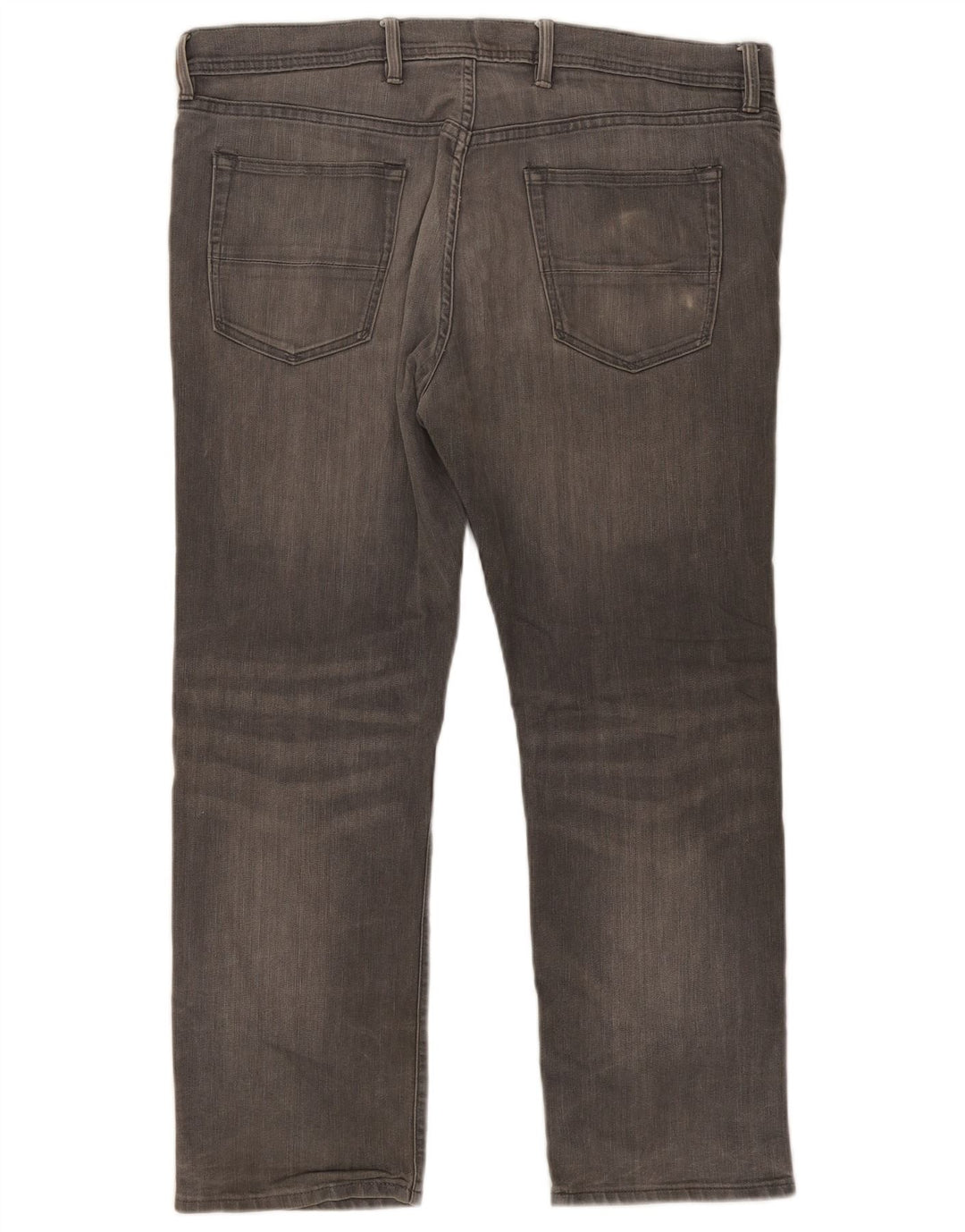 Marks & Spencer Herren Straight Jeans W40 L29 Graue Baumwolle