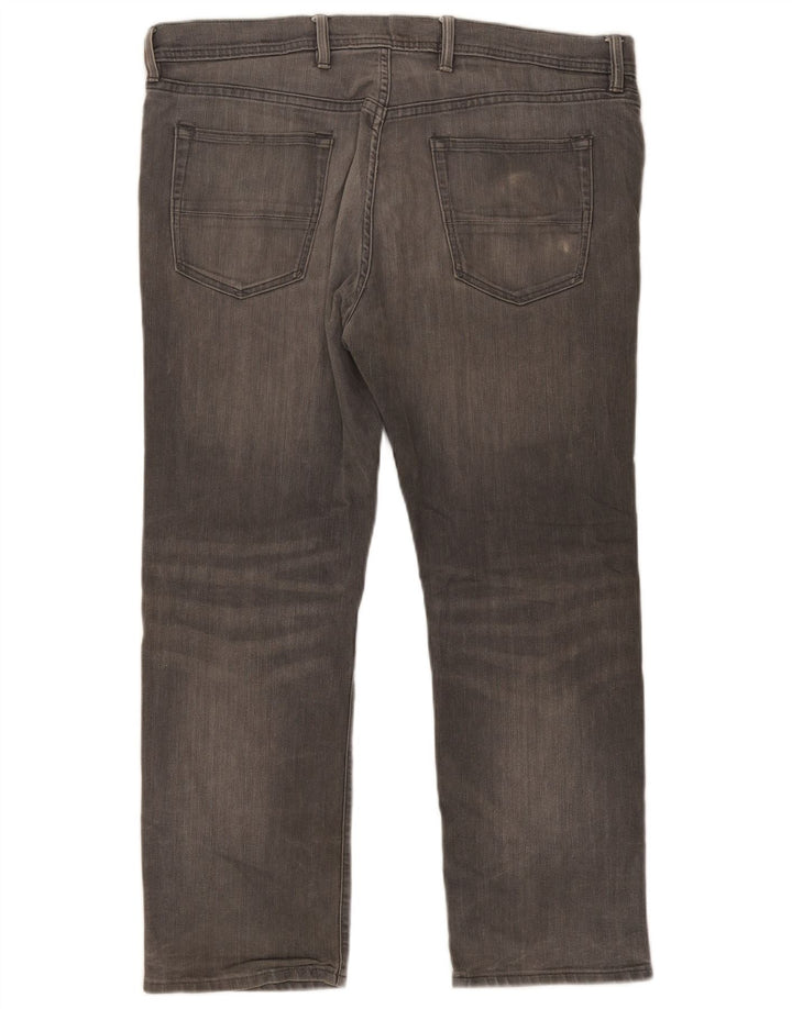 Marks & Spencer Herren Straight Jeans W40 L29 Graue Baumwolle
