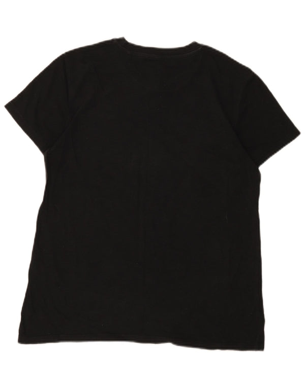 Levi's Damen Perfect Crew T-Shirt Top UK 6 XS Schwarz