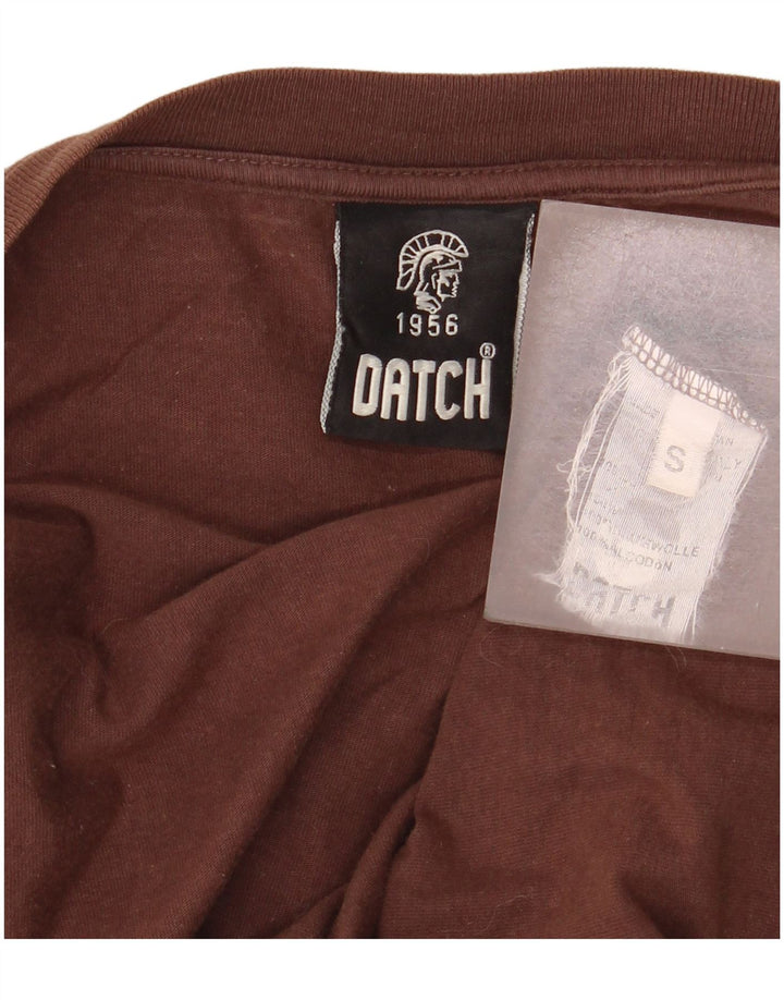 Datch Womens Graphic Top Langarm UK 10 Small Braun