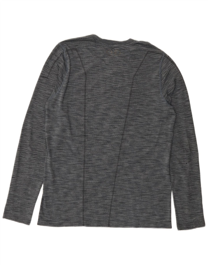 Under Armour Herren Heat Gear Top Langarm Mittelgrau meliert