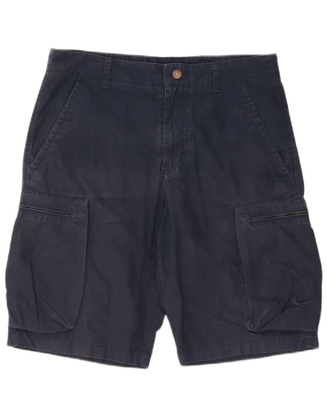 NIKE Herren-Cargoshorts W30, mittelmarineblaue Baumwolle