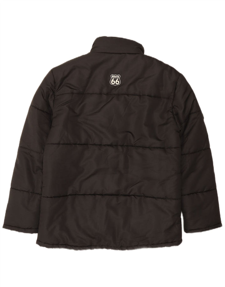 Route 66 Wattierte Herrenjacke UK 38 Mittelschwarzes Polyester