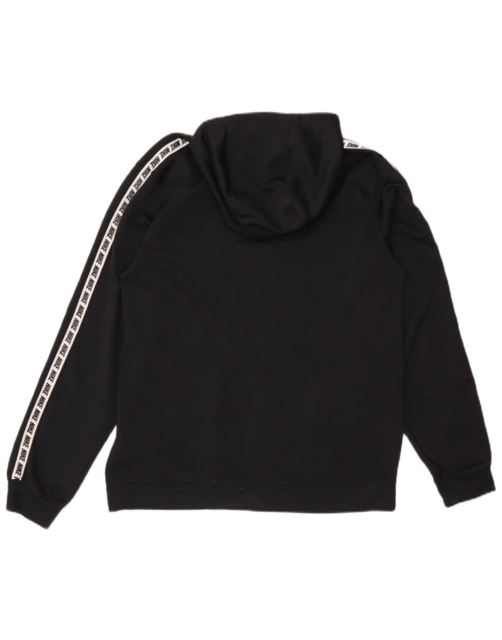 Nike Herren-Kapuzenpullover mit Grafik, Mittelschwarzes Polyester