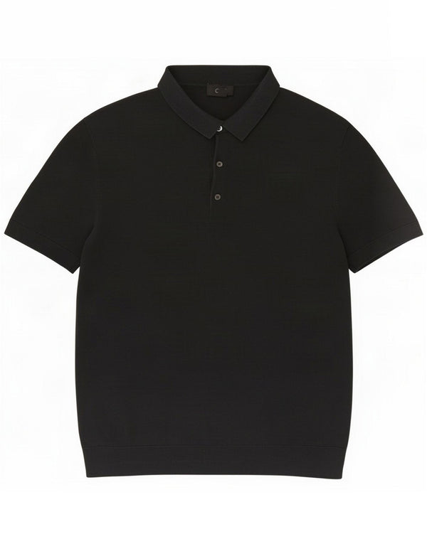 Cos Herren Poloshirt Small Black