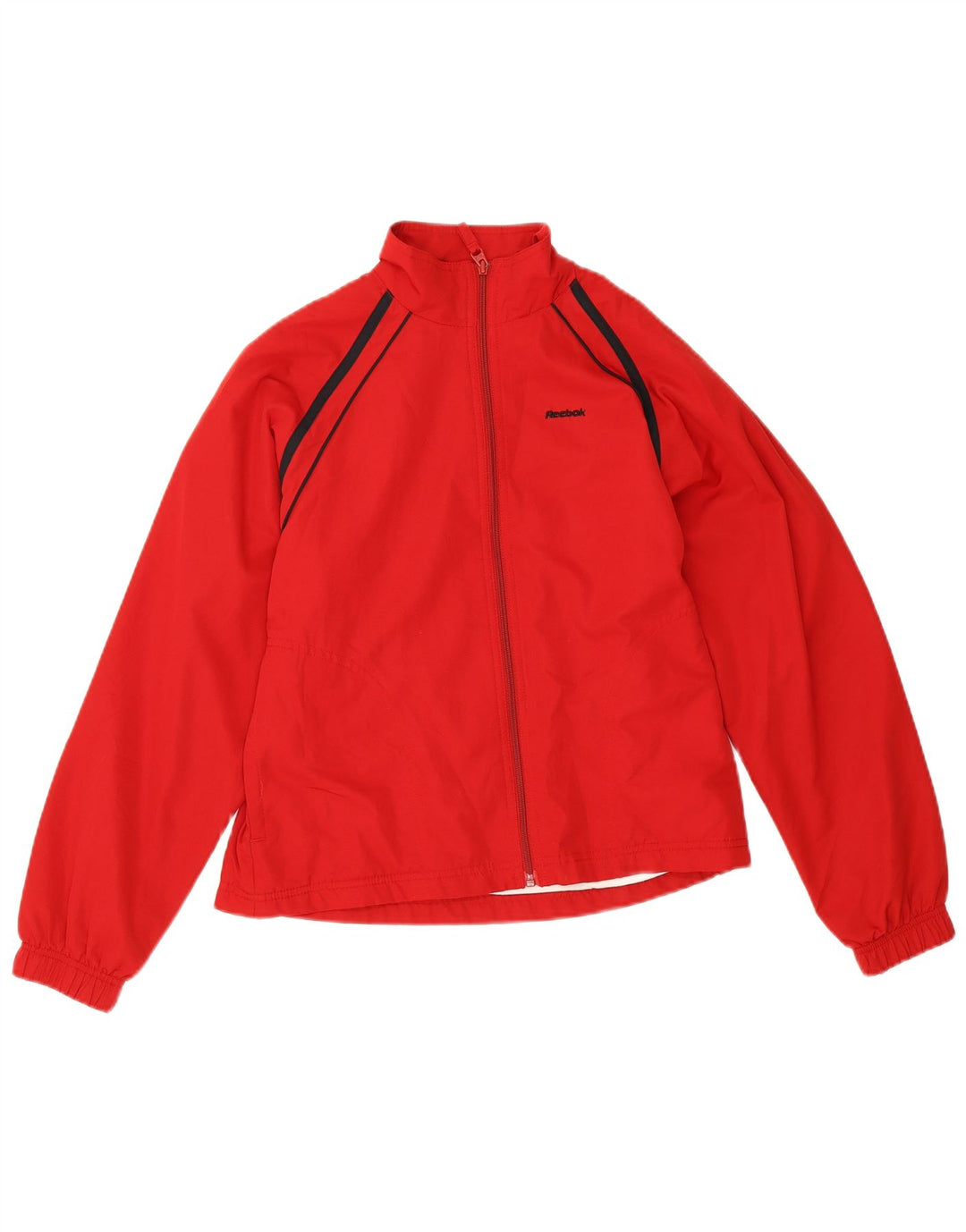 Reebok Herren-Trainingsanzug-Top-Jacke, kleines rotes Polyester