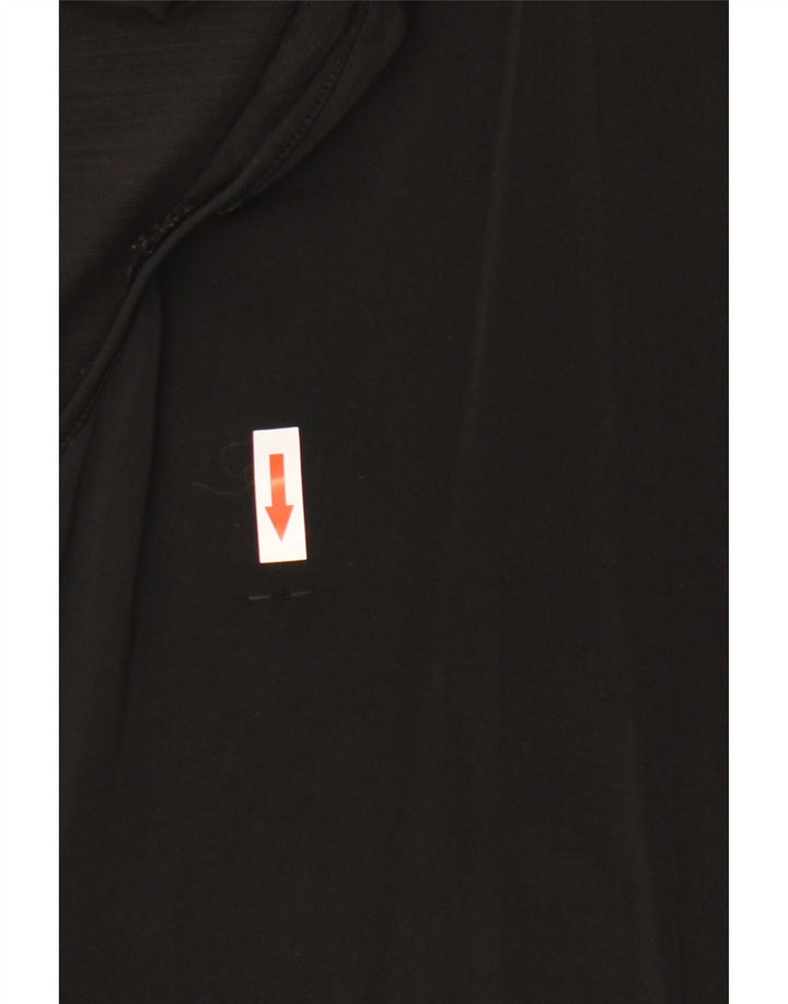 Max Mara Damen ärmelloses Blusenoberteil UK 20 2XL Schwarze Viskose