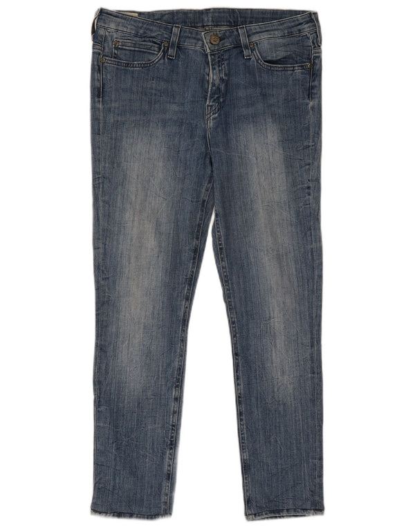 Lee Damen Scarlett Slim Jeans W31 L26 Blaue Baumwolle