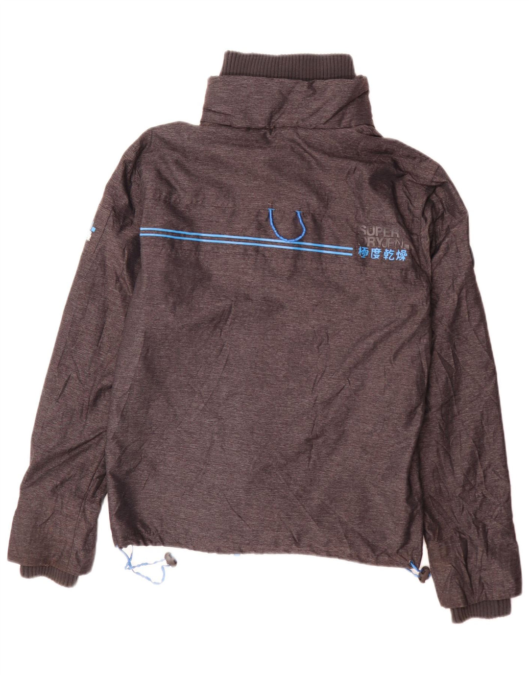 Superdry Herren Windattacker Windjacke UK 36 Small Graues Nylon