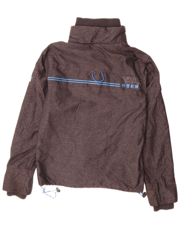 Superdry Herren Windattacker Windjacke UK 36 Small Graues Nylon