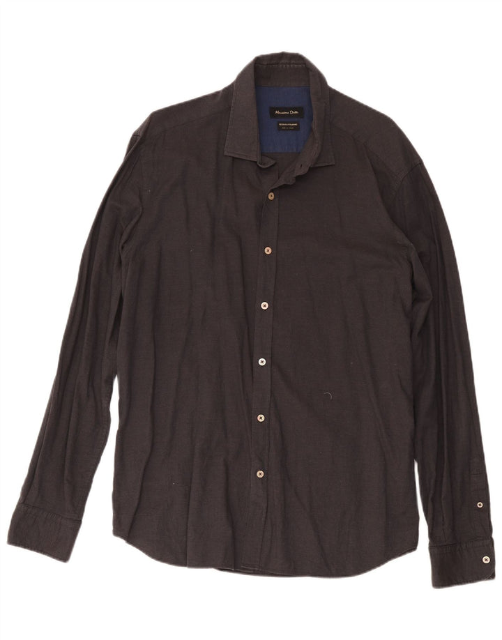 Massimo Dutti Herrenhemd 2XL Grau