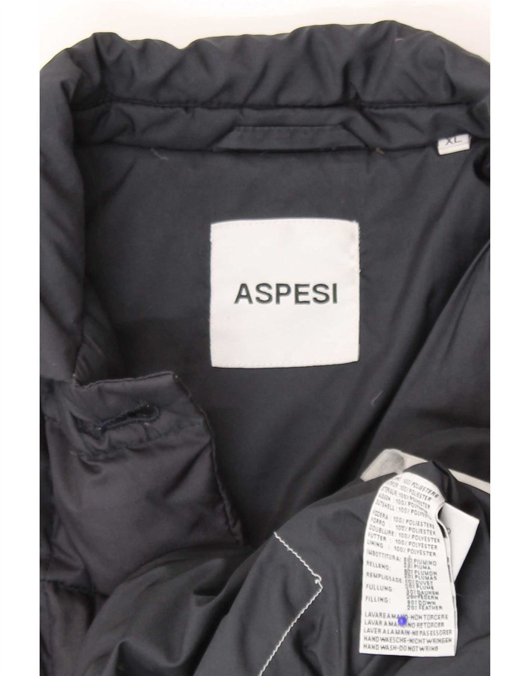 Aspesi Damen Wattierte Jacke UK 18 XL Marineblau