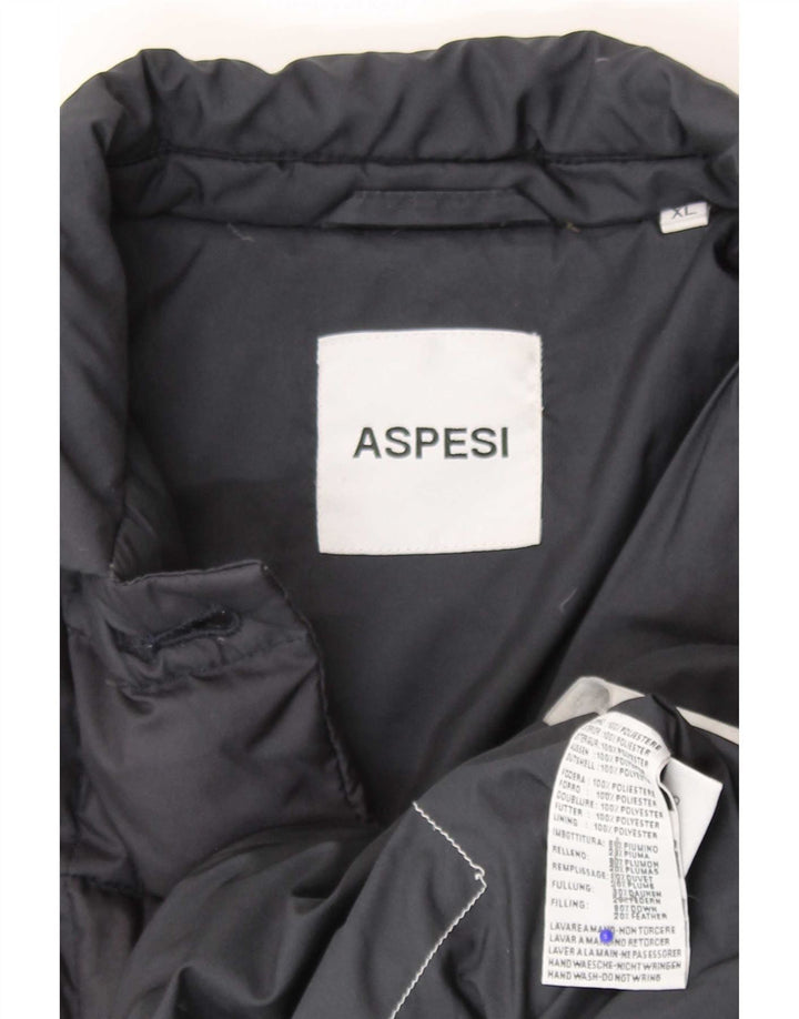Aspesi Damen Wattierte Jacke UK 18 XL Marineblau