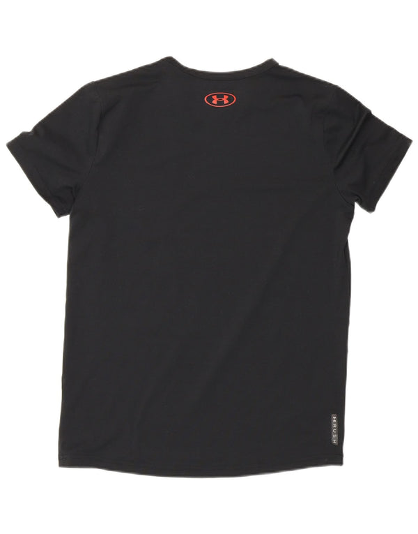 Under Armour Jungen-T-Shirt mit Grafik, 9–10 Jahre, Medium, Schwarz, Sport