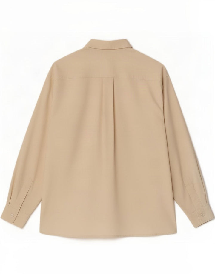 Marella Damenhemd UK 12 Medium Beige Seide