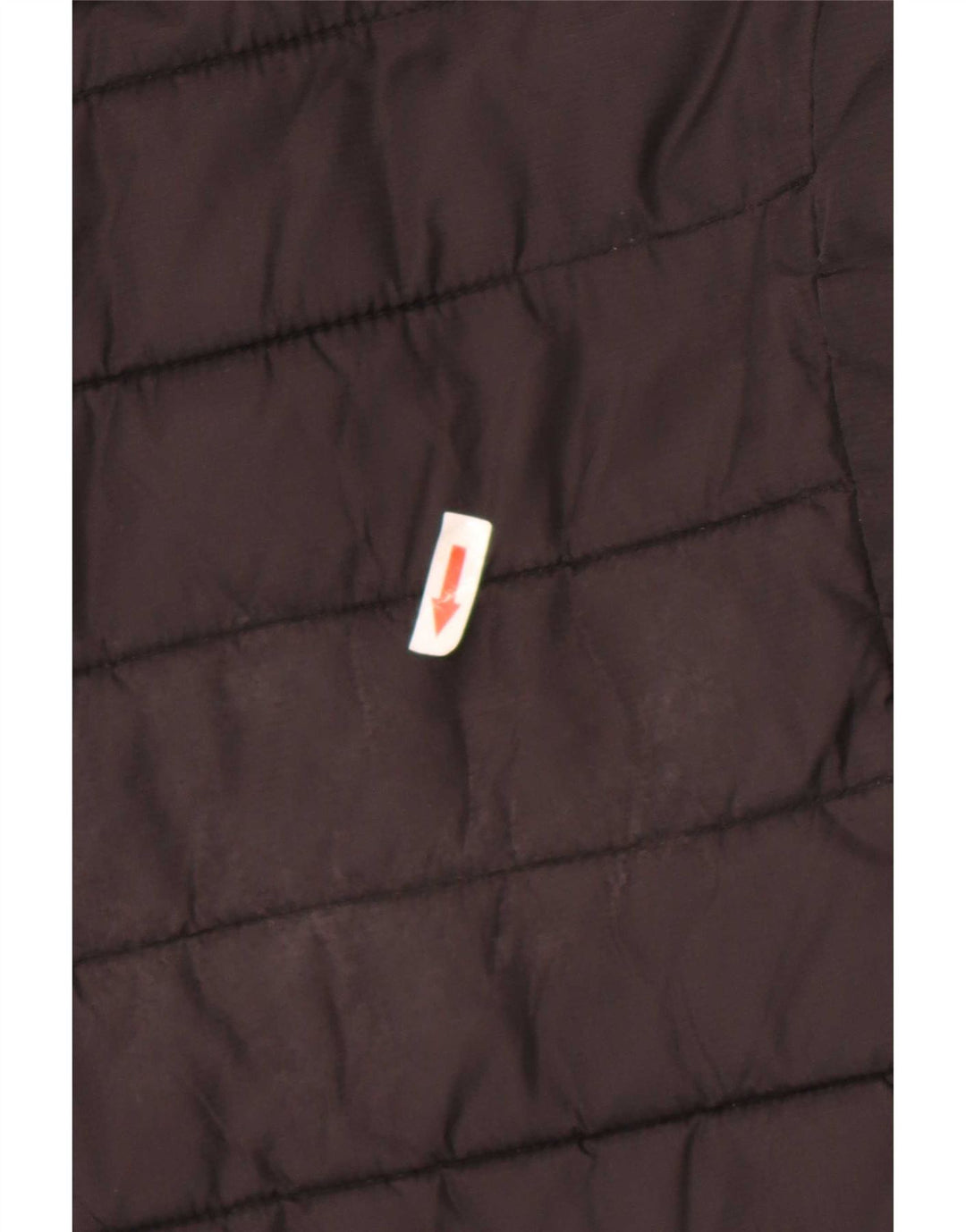 Ellesse Womens Hooded Reversible Wattierte Jacke UK 10 Small Graues Nylon