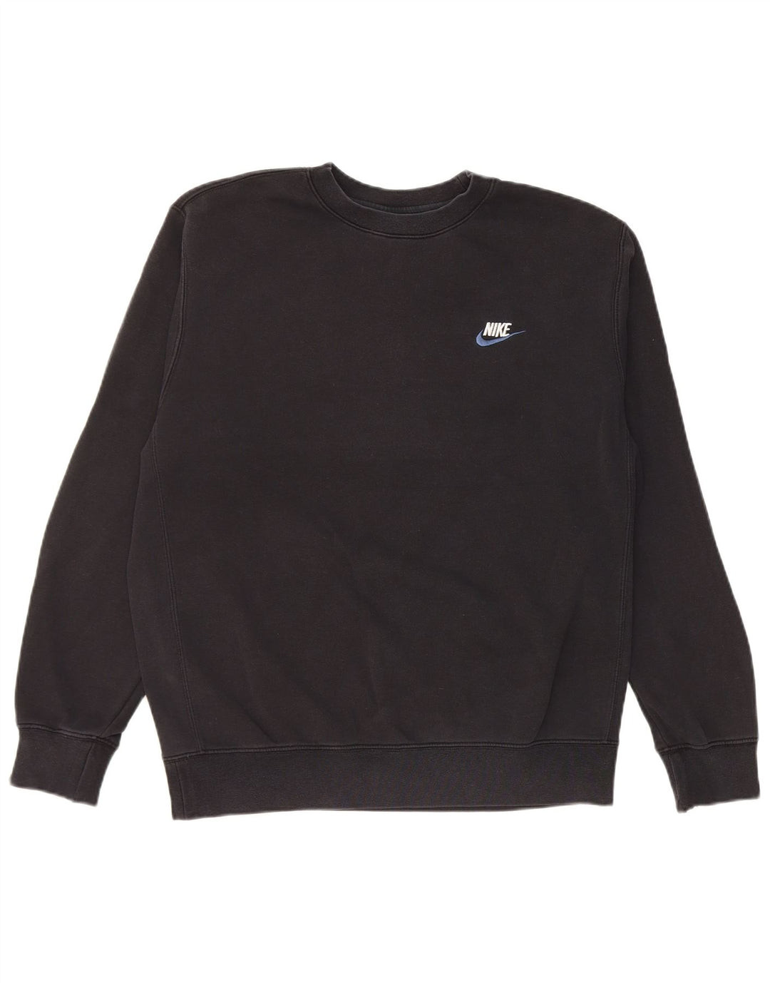 Nike Herren-Sweatshirt-Pullover, mittelschwarz, Baumwolle