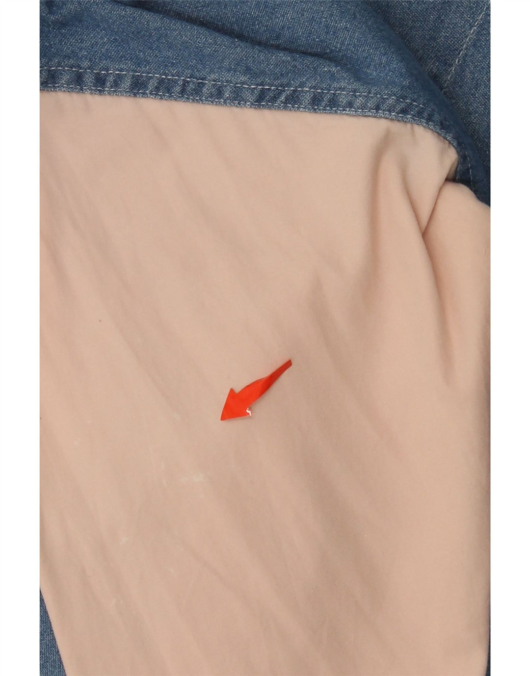 VINTAGE Herrenhemd Mittelbeige Farbblock