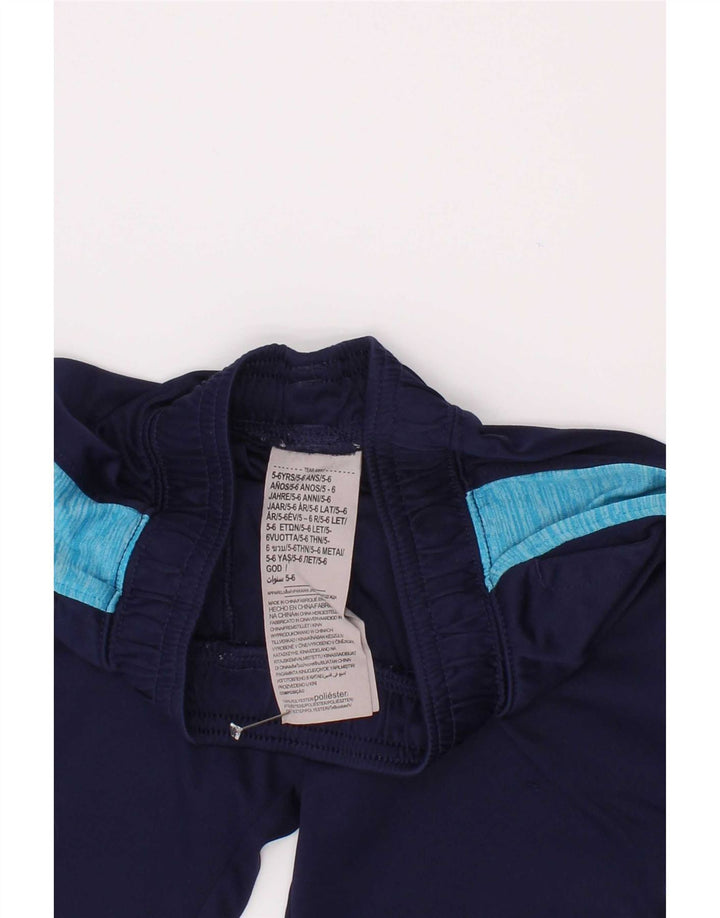 Under Armour Jungen-Sportshorts, 5–6 Jahre, marineblaues Farbblock-Polyester