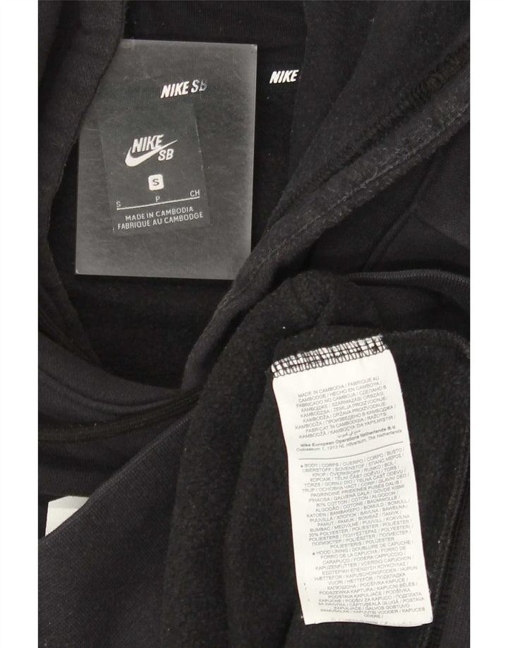 Nike Herren-Kapuzenpullover mit Grafik, Größe S, Schwarz, Baumwolle