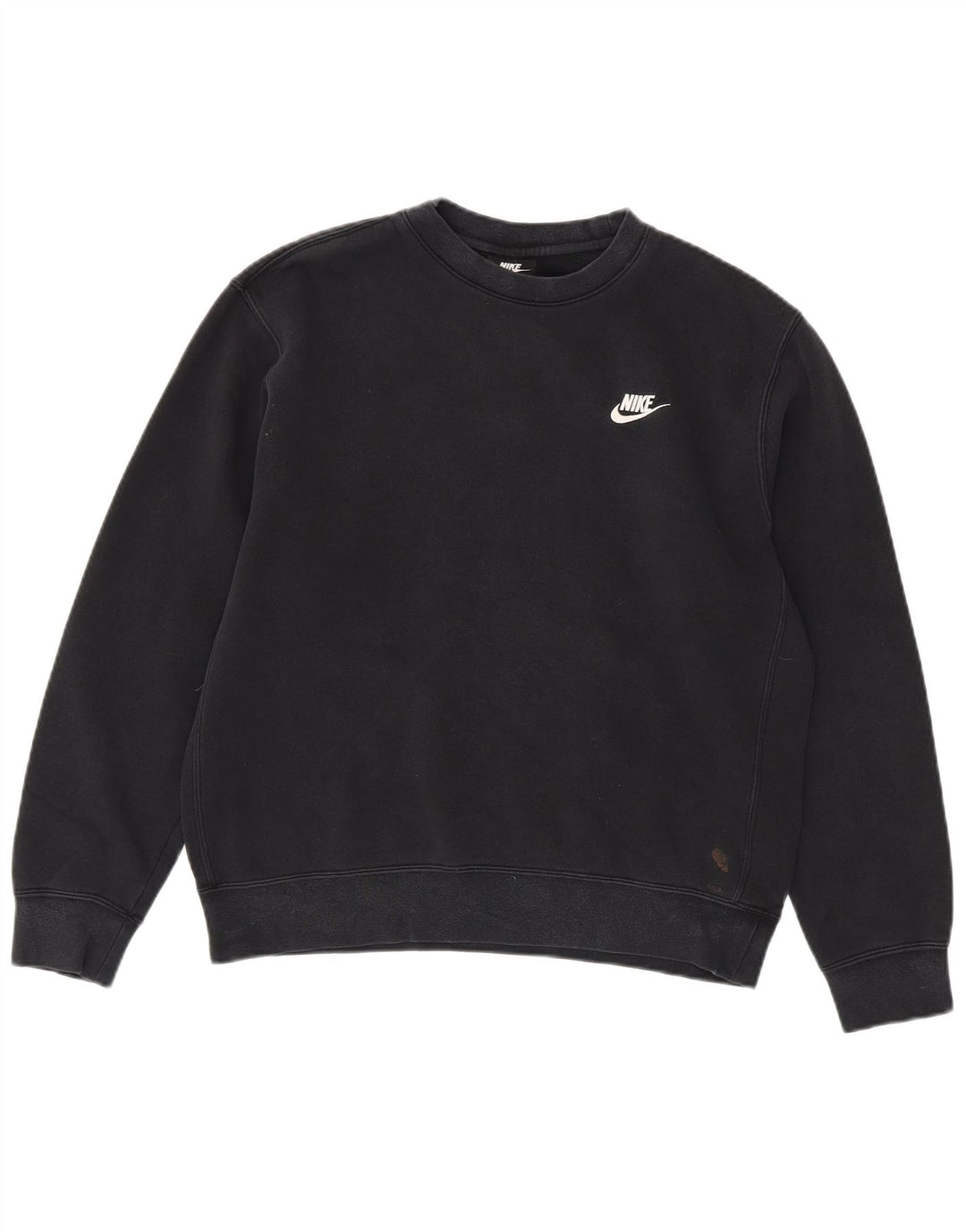 NIKE Herren-Sweatshirt-Pullover, mittelschwarz, Baumwolle