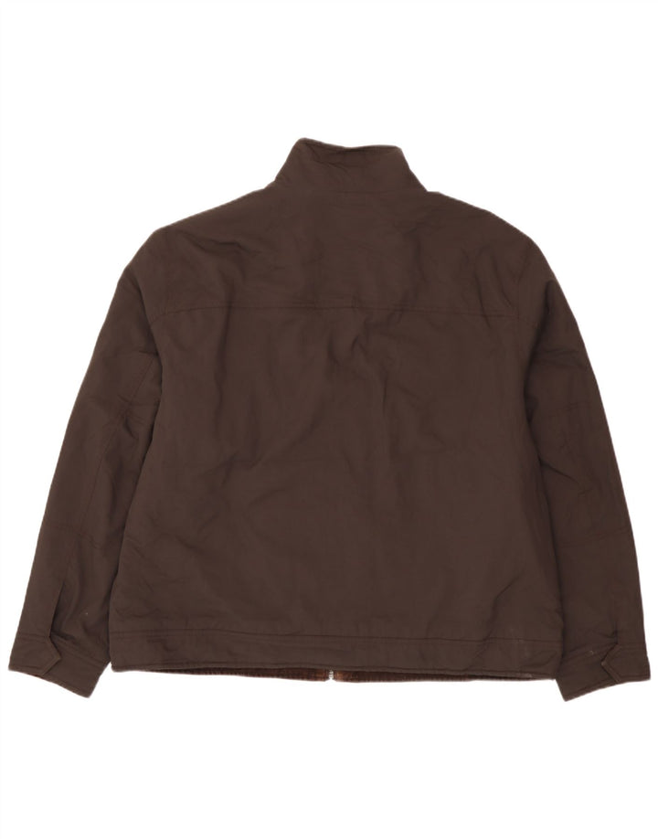 Marks & Spencer Herren Bomberjacke UK 44 2XL Braunes Polyamid