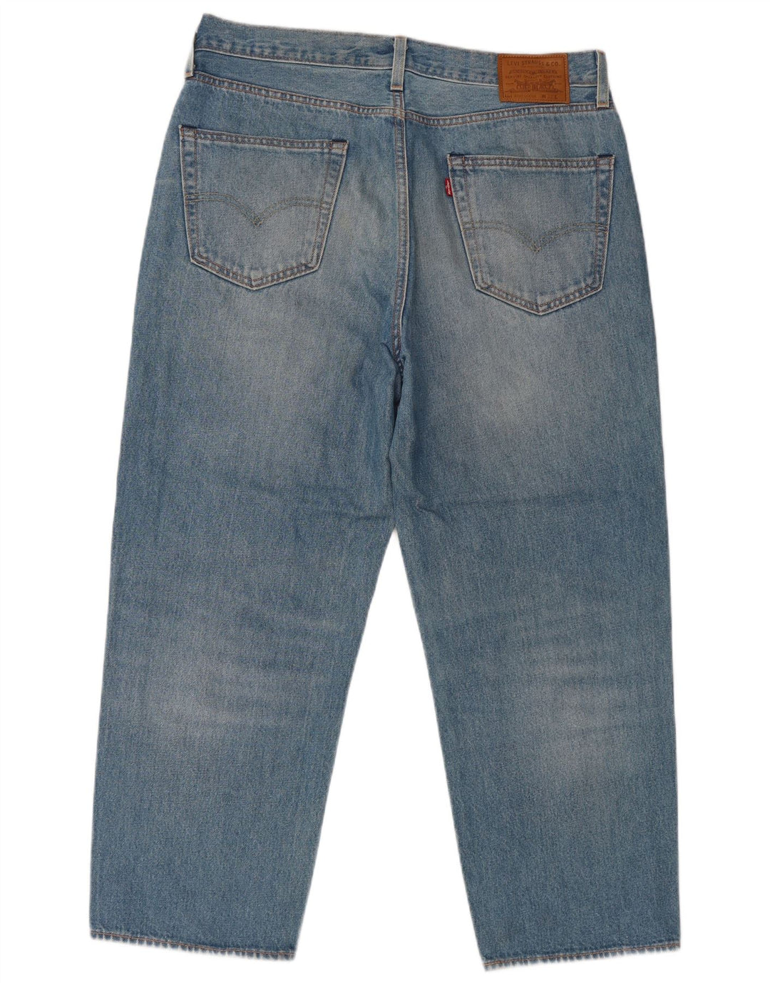 Levi's Herren verkürzte, lockere Jeans, W32, L26, blaue Baumwolle